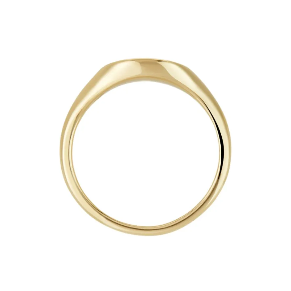 Discount Histoire d'Or Chevalière Plaqué Or Crepinien Oxyde De Zirconium