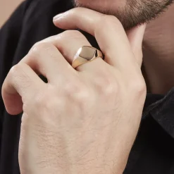 Outlet Histoire d'Or Chevalière Sebastiano Plaqué Or Jaune