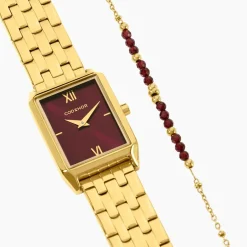 CODHOR Coffret De Montre Arianne Bordeaux* Coffrets Montres|Montres Petits Prix