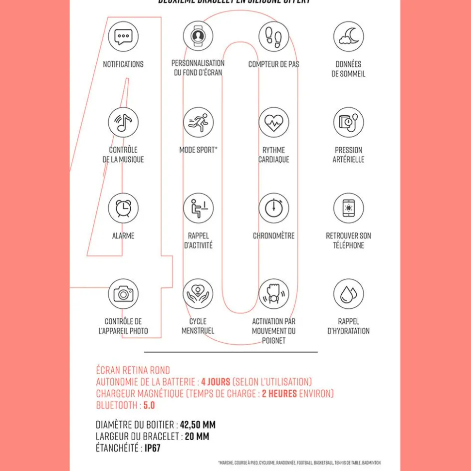 LOTUS Coffret De Montre Connectée Smartwach Noir* Coffrets Montres|Montres Sport