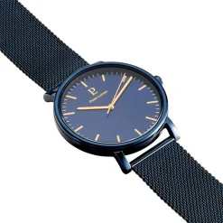 Best PIERRE LANNIER Coffret De Montre Essential Bleu cadran bleu fond bleu bracelet acier bleu