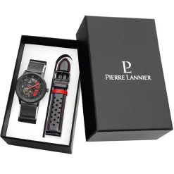 Discount PIERRE LANNIER Coffret De Montre Paddock Noir