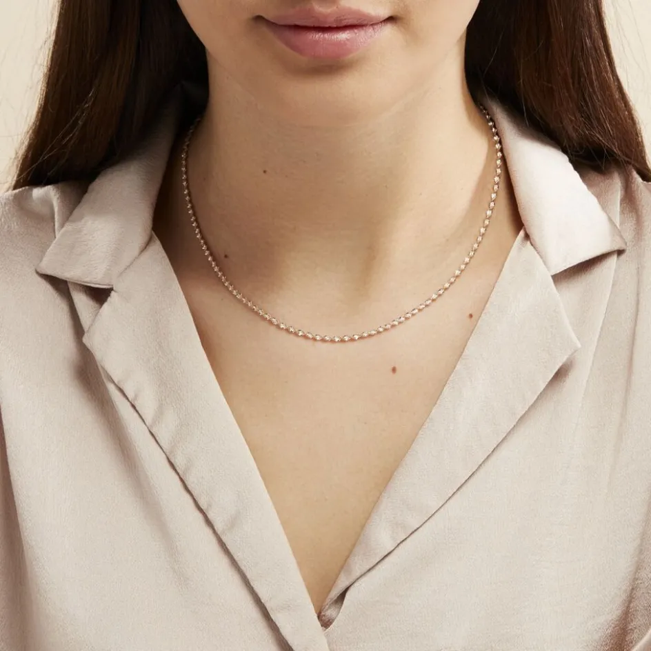 Sale Histoire d'Or Collier Abie Torsade Argent Bicolore