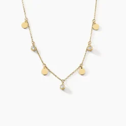 Histoire d'Or Collier Acier Doré Cristal* Colliers|Colliers