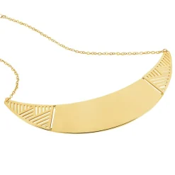 Outlet Histoire d'Or Collier Acier Jaune