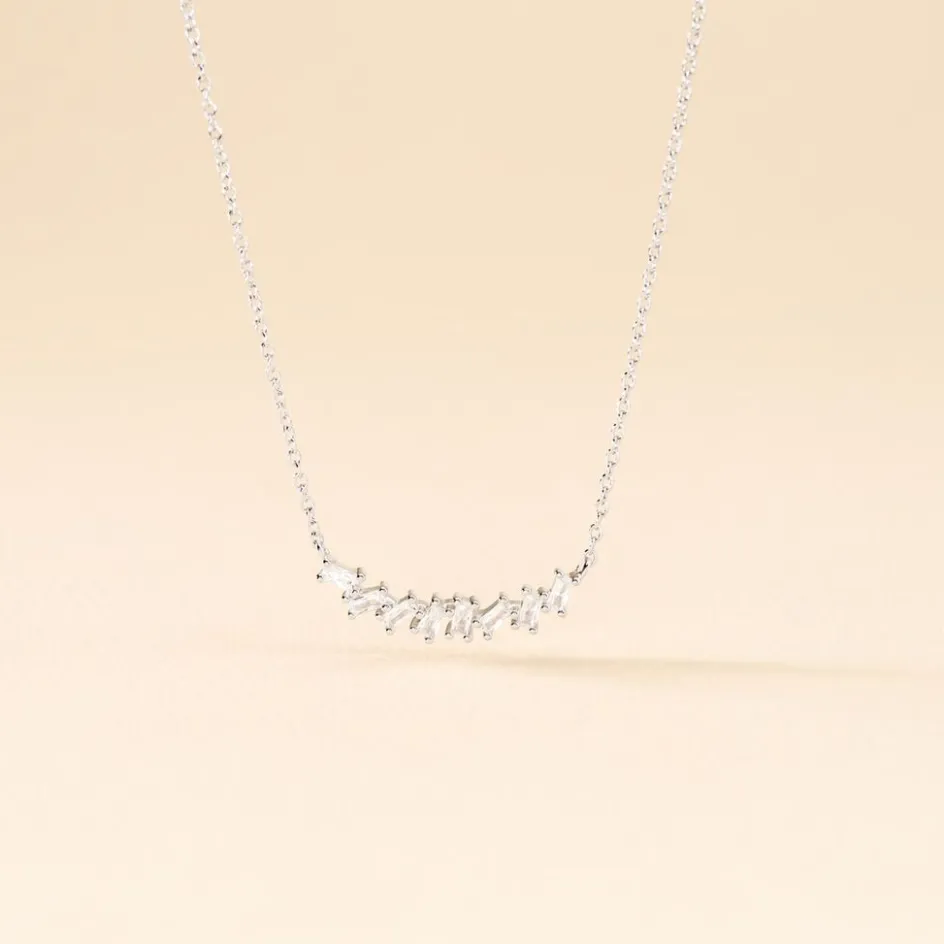 Outlet Histoire d'Or Collier Adonia Argent Blanc Oxyde De Zirconium