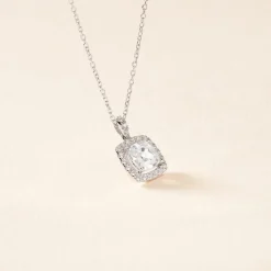 Best Histoire d'Or Collier Adrienne Or Blanc Oxyde De Zirconium