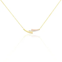 Best Histoire d'Or Collier Ainhoa or tricolore diamant
