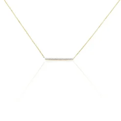 Hot Histoire d'Or Collier Alayna or jaune diamant