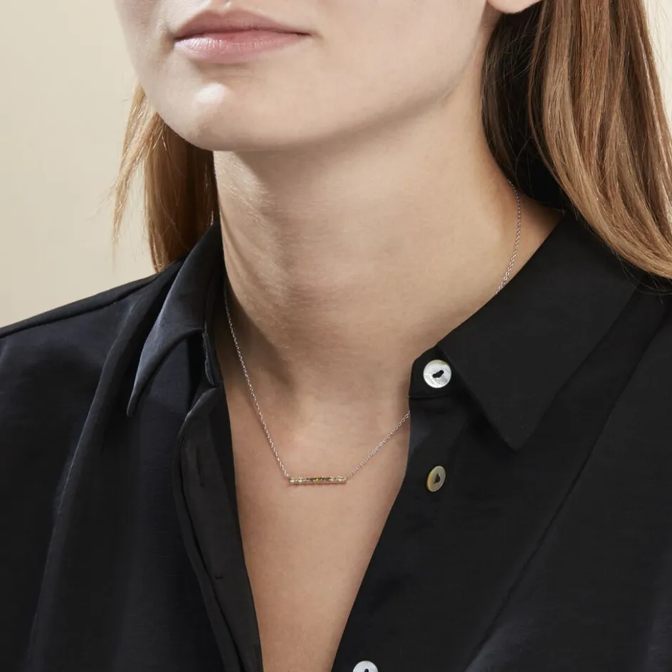 Sale Histoire d'Or Collier Alexander Argent Blanc Oxyde De Zirconium