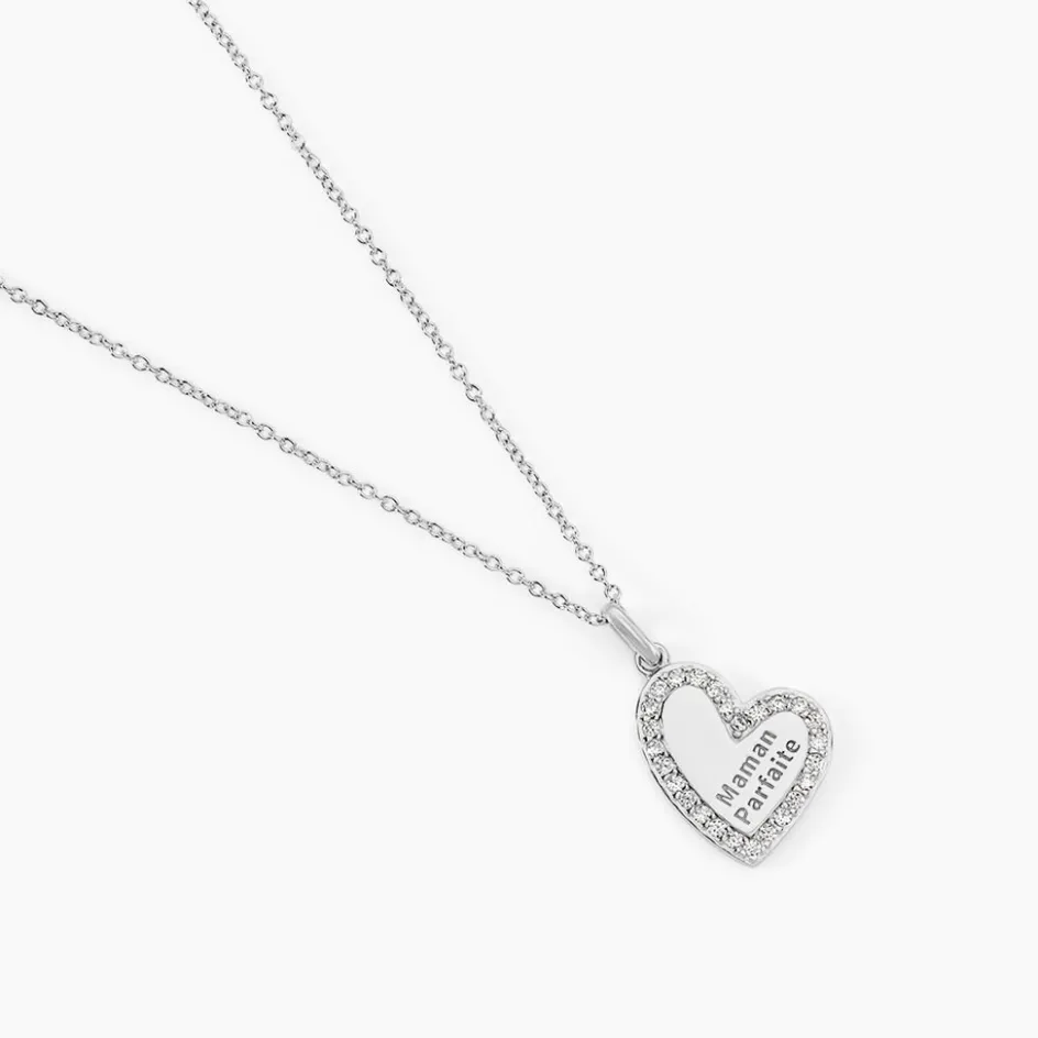 Outlet Histoire d'Or Collier Amadia Argent Blanc Oxyde De Zirconium