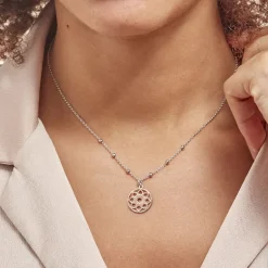 Clearance Histoire d'Or Collier Argent Bicolore Vicencio