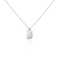 Outlet Histoire d'Or Collier Argent Blanc Djimy
