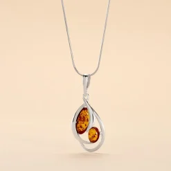 Best Histoire d'Or Collier Argent Blanc Hailey Ambre