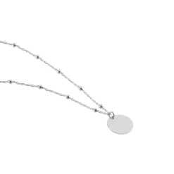 Sale Histoire d'Or Collier Argent Blanc Mireio