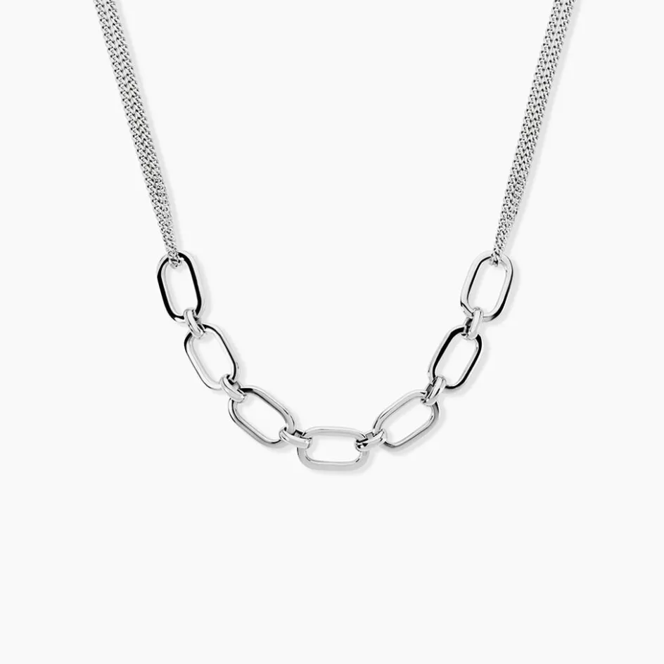 Sale Histoire d'Or Collier Argent Blanc Nos