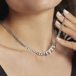 Sale Histoire d'Or Collier Argent Blanc Quintila