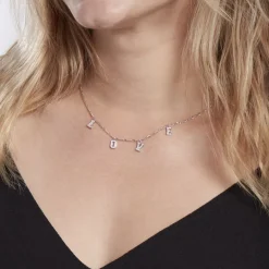 Clearance Histoire d'Or Collier Argent Cecilien Oxyde