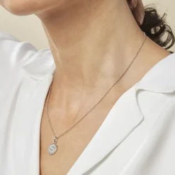 Clearance Histoire d'Or Collier Argent Eugenien Oxydes De Zirconium