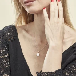 Clearance Histoire d'Or Collier Argent Eugenien Oxydes De Zirconium