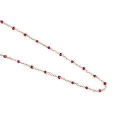 Discount Histoire d'Or Collier Polka argent rose