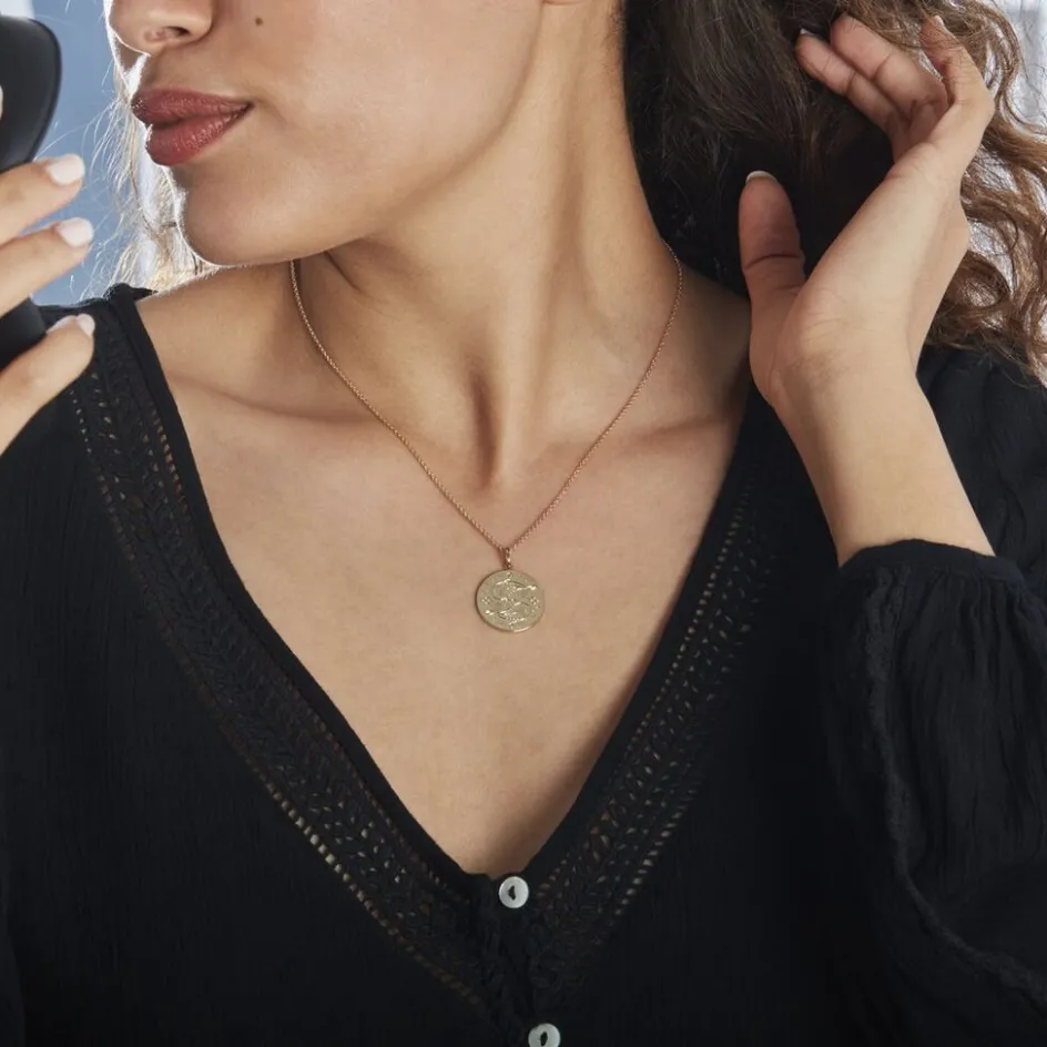 Online Histoire d'Or Collier Astro Plaqué Or plaqué or jaune