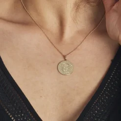 Online Histoire d'Or Collier Astro Plaqué Or plaqué or jaune