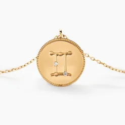 Outlet Histoire d'Or Collier Astrolae Or Jaune Diamant