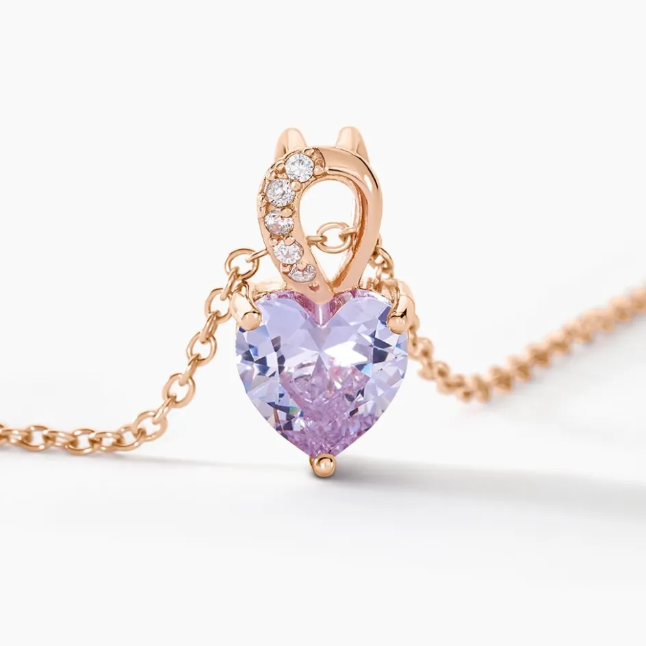 Histoire d'Or Collier Atieno Argent Rose Oxyde De Zirconium* Colliers|Colliers