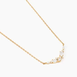 Outlet Histoire d'Or Collier Aurena Plaqué Or Jaune Oxyde De Zirconium