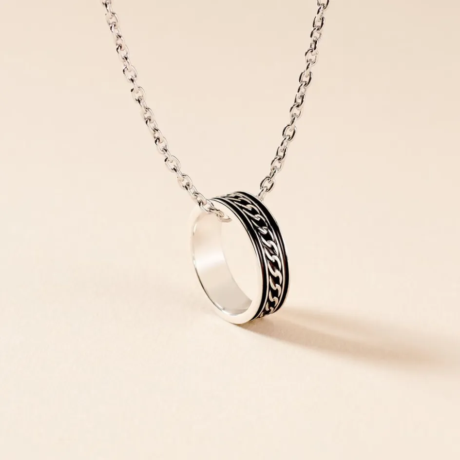 Clearance Histoire d'Or Collier Balthazar Argent Blanc