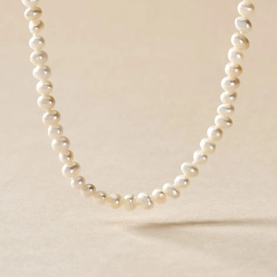 Outlet Histoire d'Or Collier Baroque Or Jaune Perle De Culture