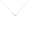 Sale Histoire d'Or Collier Bartoumieu Argent Blanc Oxyde De Zirconium