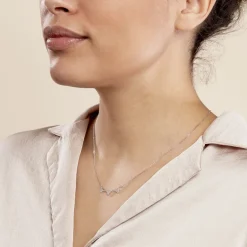 Sale Histoire d'Or Collier Bartoumieu Argent Blanc Oxyde De Zirconium