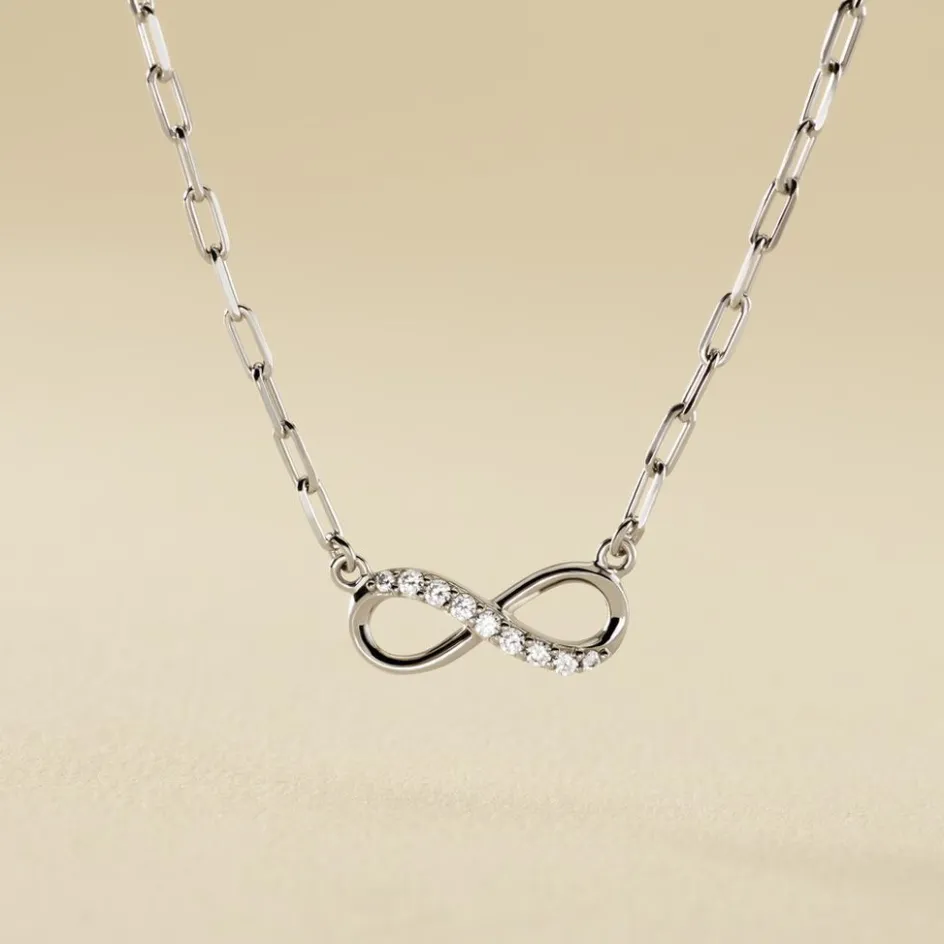 Sale Histoire d'Or Collier Bastin Argent Blanc Oxyde De Zirconium