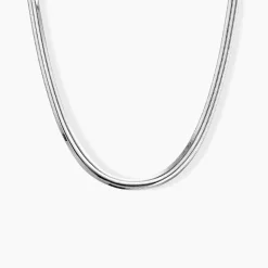 Clearance Histoire d'Or Collier Benedicta Argent Blanc