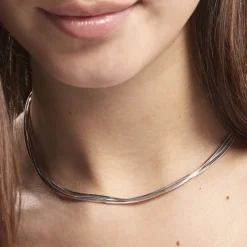 Clearance Histoire d'Or Collier Benedicta Argent Blanc