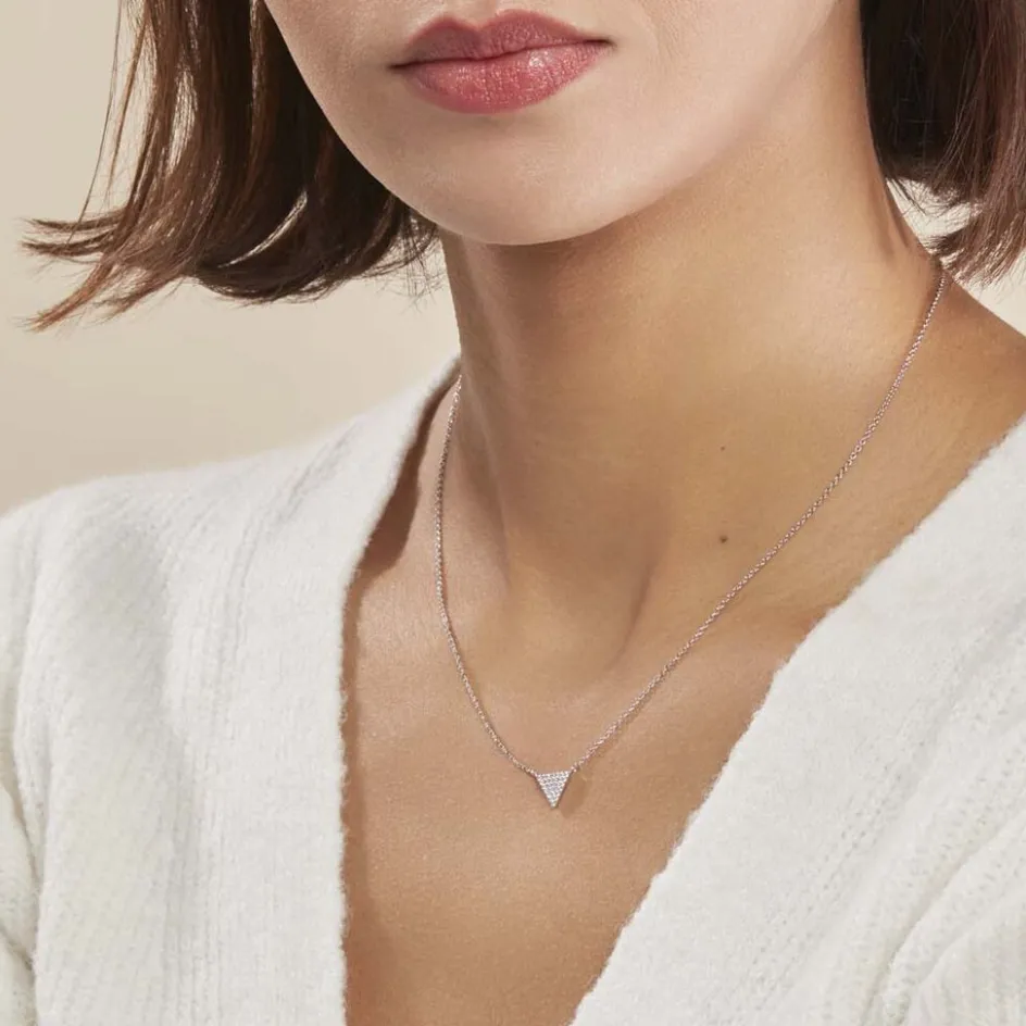 Sale Histoire d'Or Collier Brendana Argent Blanc Oxyde De Zirconium