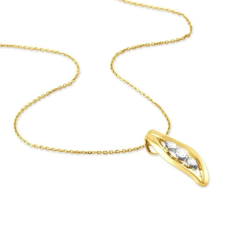 Sale Histoire d'Or Collier Caline Or Jaune Diamant
