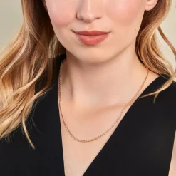 Sale Histoire d'Or Collier Capucin Or Jaune Maille Marine Plate