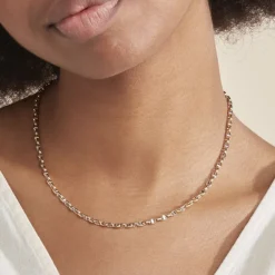 Sale Histoire d'Or Collier Carlo Or Bicolore Maille Marine Ronde