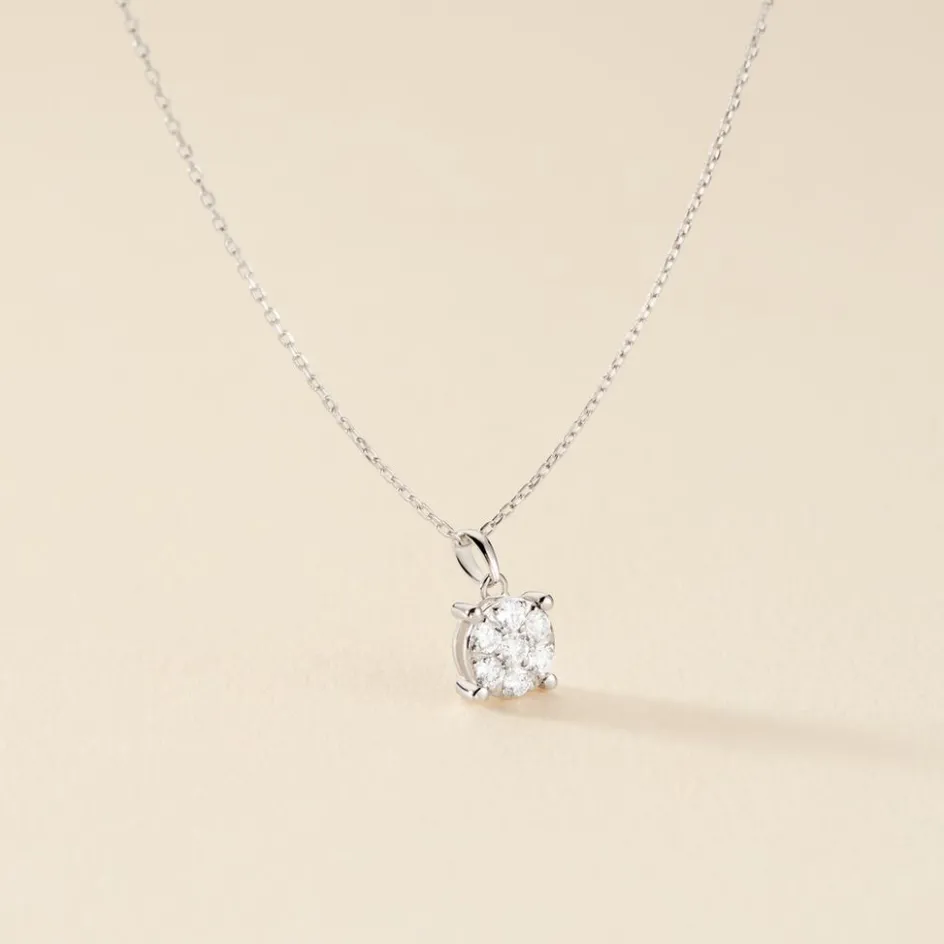 Histoire d'Or Collier Charlene Or Blanc Diamant Synthetique* Colliers|Colliers
