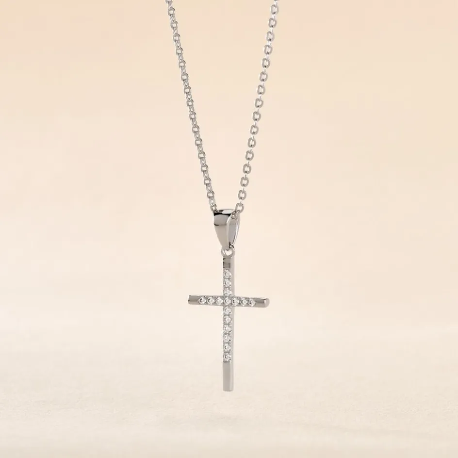 Sale Histoire d'Or Collier Chirsta Argent Blanc Oxyde De Zirconium