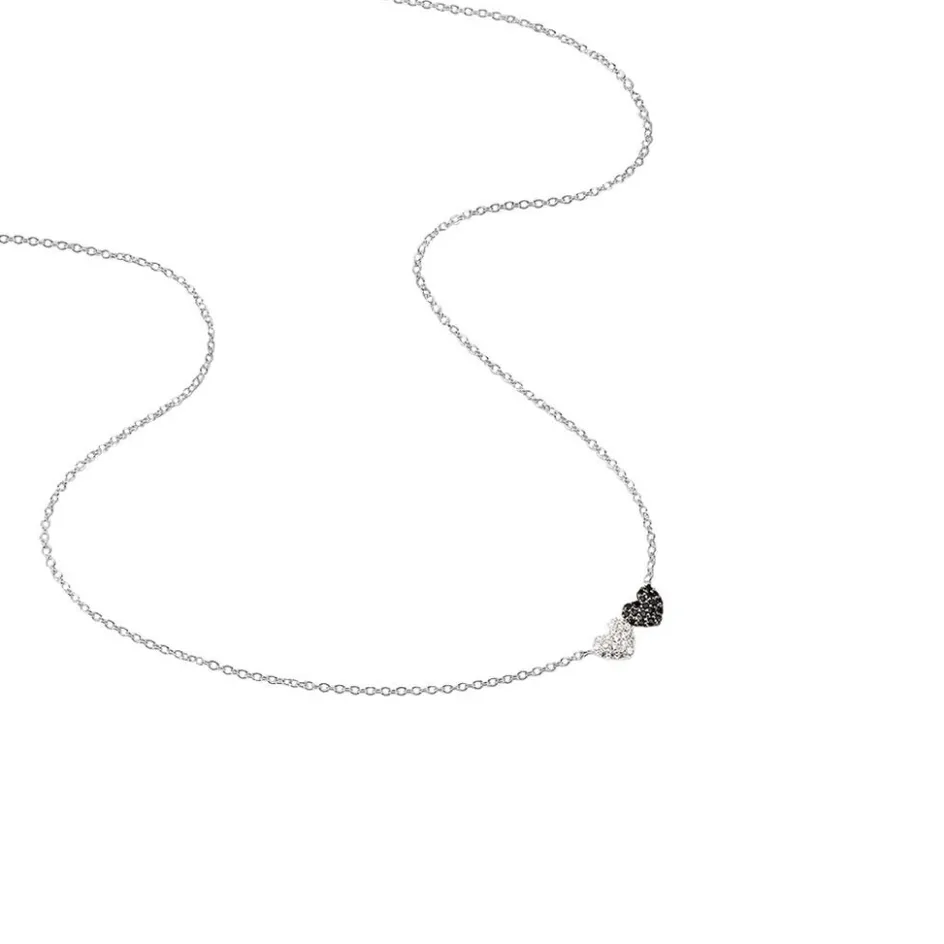 Clearance Histoire d'Or Collier Clementine Argent Blanc Oxyde De Zirconium