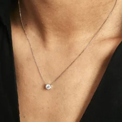 Histoire d'Or Collier Collection Aphrodite Or Blanc Diamant Synthetique* Colliers|Colliers