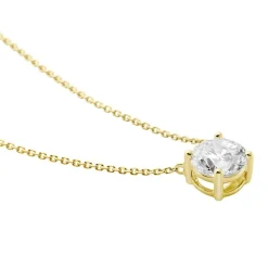 Online Histoire d'Or Collier Collection Victoria Or Jaune Diamant Synthetique or jaune diamant synthétique blanc