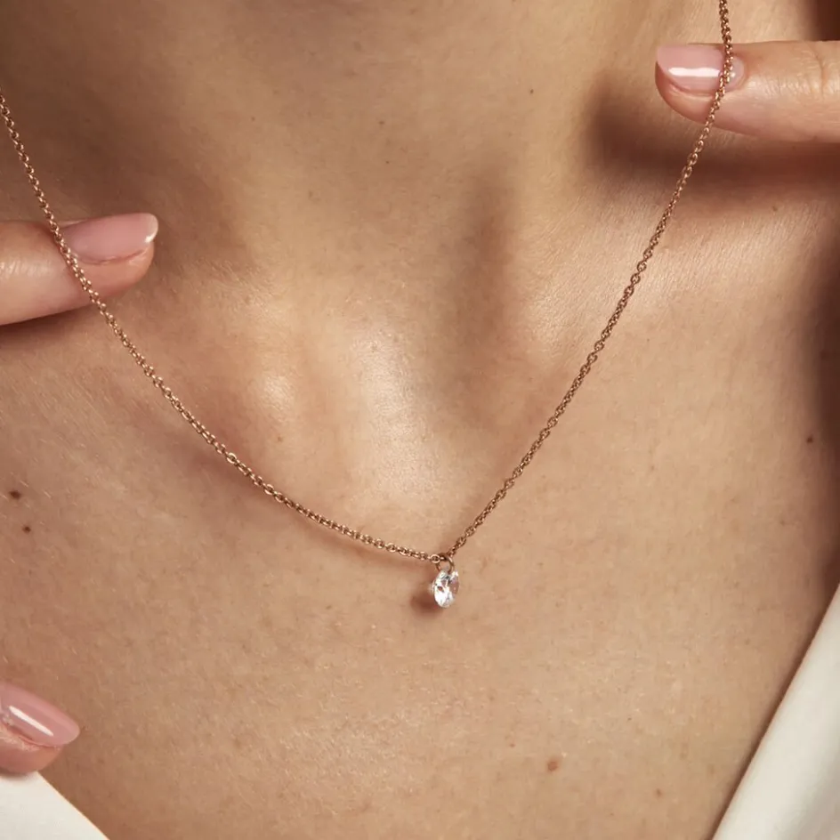 Best Histoire d'Or Collier Constantin De Zirconium argent rose oxyde