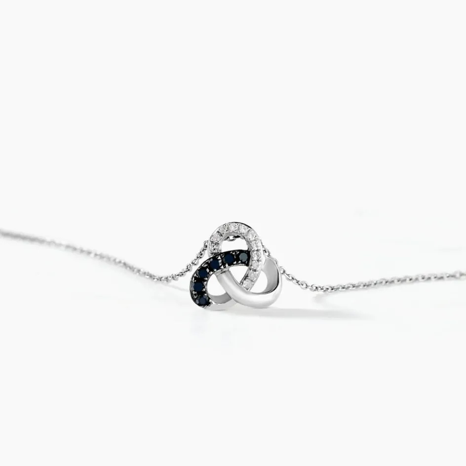 Sale Histoire d'Or Collier Constellation Or Blanc Diamant