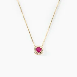 Hot Histoire d'Or Collier Cosimo Diamant or jaune rubis