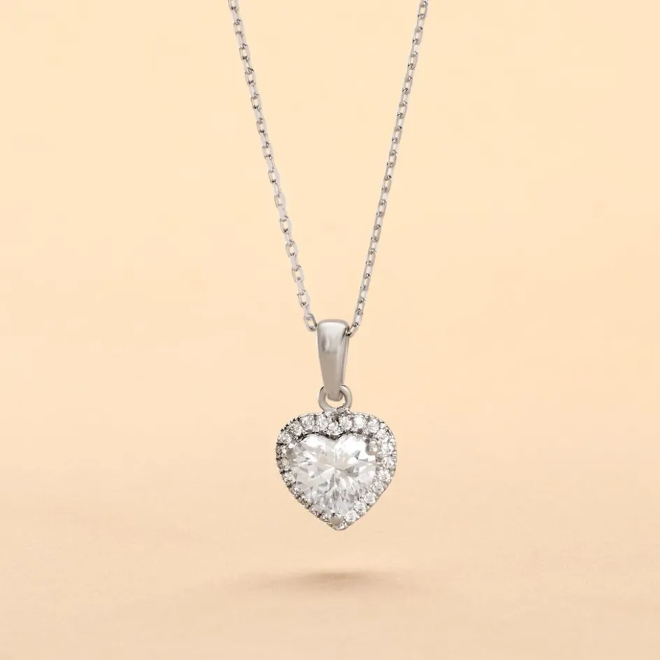 Sale Histoire d'Or Collier Dari Or Blanc Oxyde De Zirconium